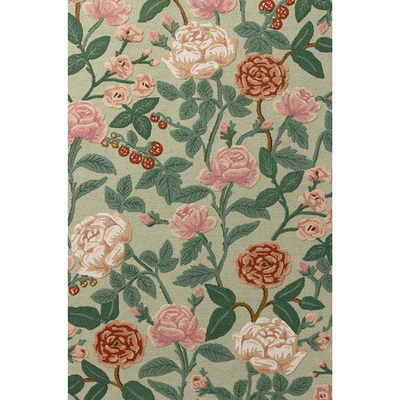 Highgrove Wool Rug - Mint, 3' 6" x 5' 6"