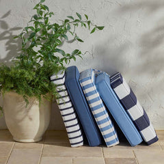 Replacement Boxed Edge Chair Cushion - Cabana Midnight, 20 in. x 20 in.