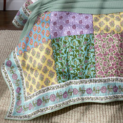 Rasha Patchwork Quilted Sham - Multi, Standard
