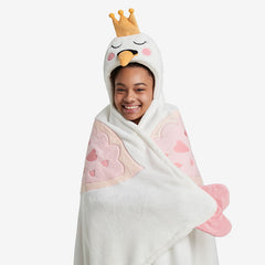 Plush Character Throw - Swan Princess