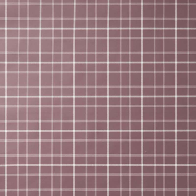 Plaid Traditional Wallpaper - Brick, Roll