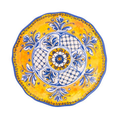 Benidorm Dinner Plates, Set of 4 - Yellow