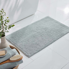 Plush Spa Solid Bath Rug - Seaspray, 17 in. x 24 in.