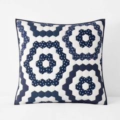 Gwenivere Quilted Sham - Ivory, Euro