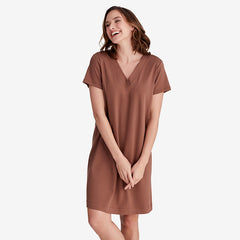 Pima Cotton Nightgown - Cognac, XS
