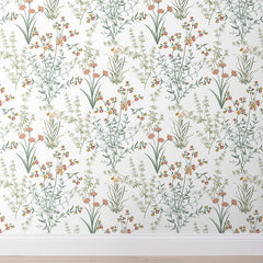 Jardin Removable Wallpaper - White Multi, Panel