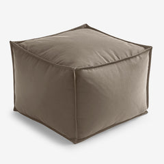 Indoor/Outdoor Pouf - Taupe, Medium