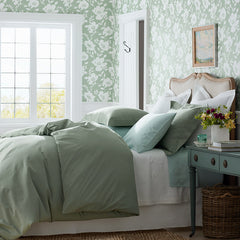 Ava Removable Wallpaper - Floral Willow Green, Swatch