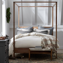 Classic Ultra-Cozy Cotton Velvet Flannel Fitted Bed Sheet - Ivory, Full