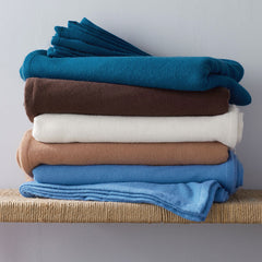 Luxe Lambswool Blanket - Toast, Twin/Twin XL