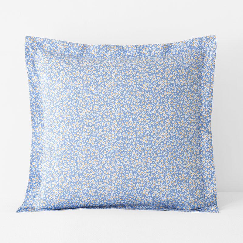 Serene Floral Classic Cool Percale Sham - Ditsy, Euro