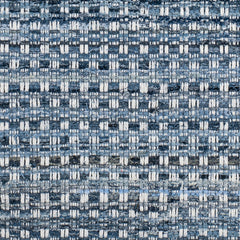 Denim Stone Blue Handwoven Cotton Rug - Denim, 2' 6" x 8' Runner