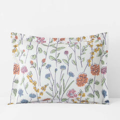 Garden Mirage Classic Cool Cotton Percale Sham - White Multi, King