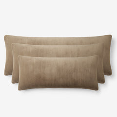 Decorative Lumbar Pillow Cover - Silver Mink, 12 in. x 21 in.
