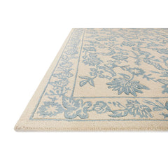Arboretum Wool Rug - Aviary Periwinkle, 7' 9" x 9' 9"