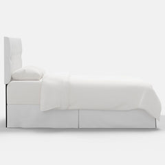 Park Tufted Velvet Headboard - White, King