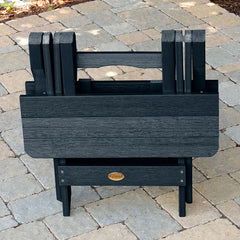 Adirondack Folding Side Table -  Navy