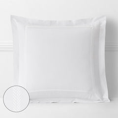 Hewett Luxe Smooth Egyptian Cotton Sateen Sham - White, Euro