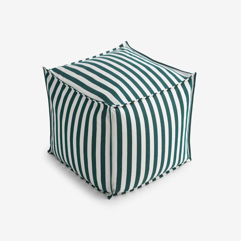 Indoor/Outdoor Pouf - Mason Stripe, Small