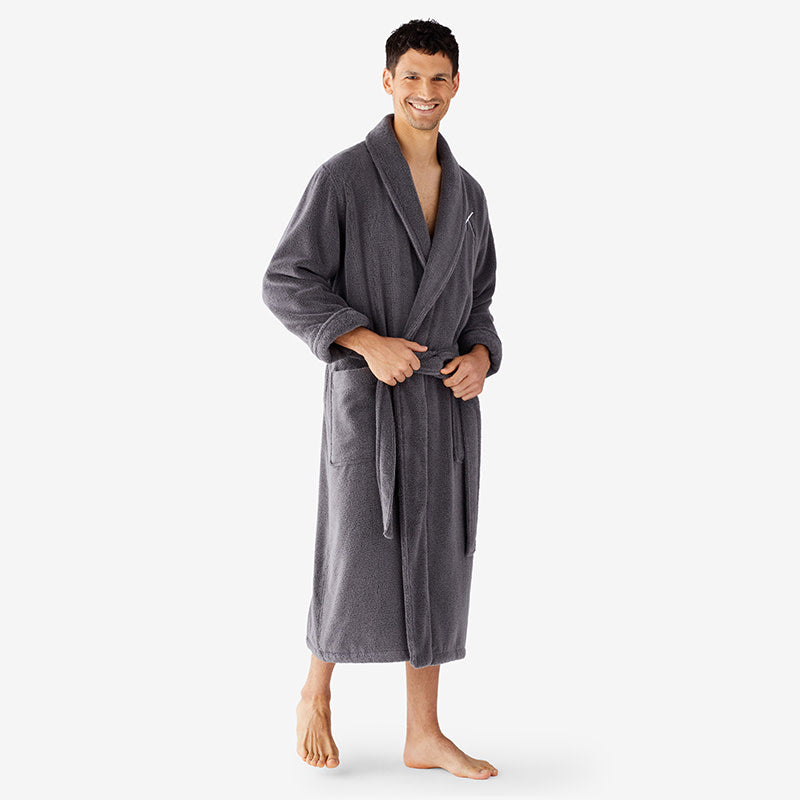 Men's Robe - Gunmetal, M