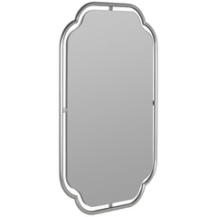 Gilded Floating Frame Wall Mirror - Silver