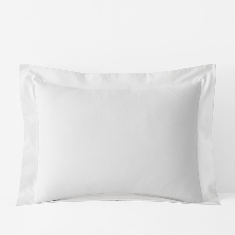 Brushed Cotton Sham - White, Standard