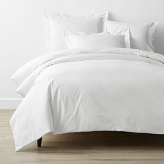 Classic Cool Cotton Percale Bed Duvet Cover - White, Twin/Twin XL