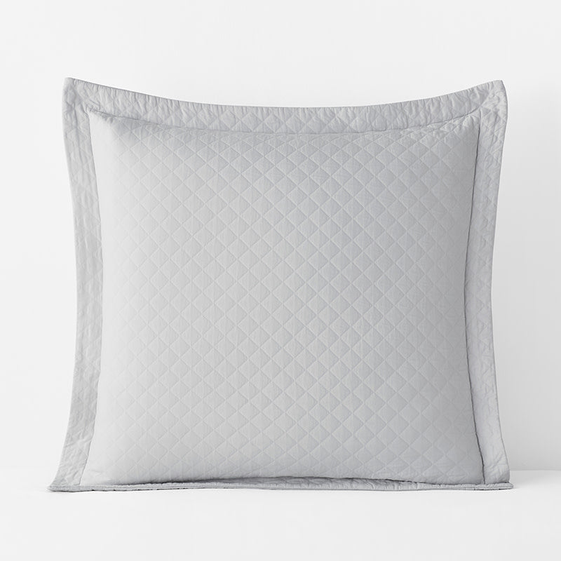 Norfolk Premium Smooth Egyptian Cotton Sateen Sham - Fog, Euro