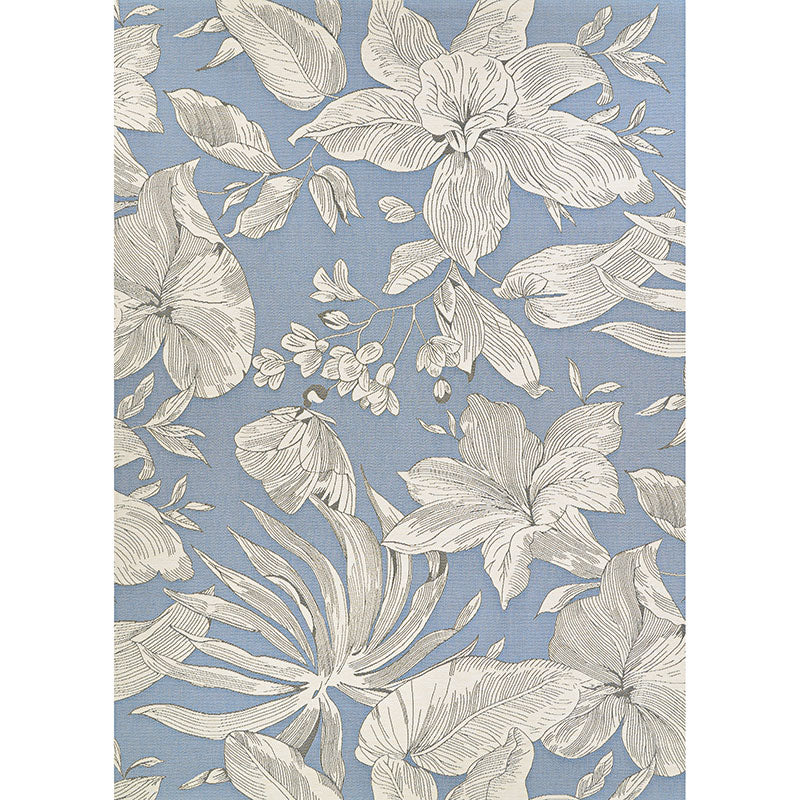 Flora Flat Woven Outdoor Rug - Ice, 2' 3" x 3' 11"