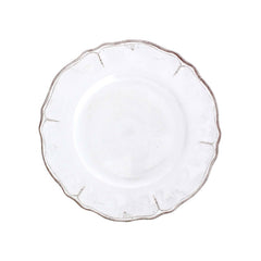 Rustica Antique White Melamine Salad Plates, Set of 4 - White