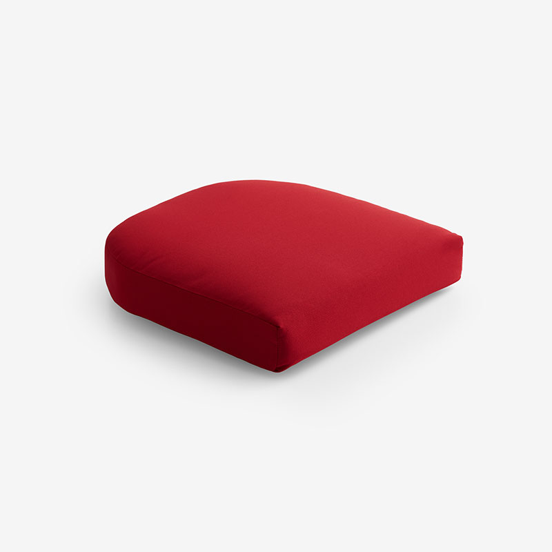 Contour Chair Cushion - Jockey Red, 16 in. x 15 in.