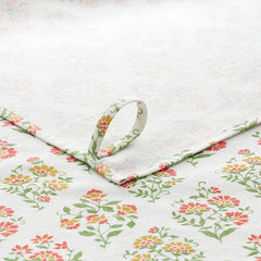 Mix & Match Printed Cotton Tea Towels, Set of 2 - Pink Green