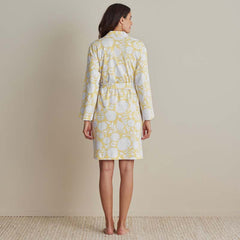 Printed Pima Cotton Women's Kimono Robe - Avignon, S