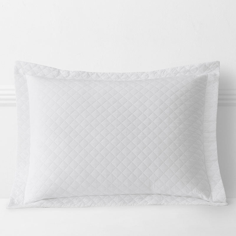 Norfolk Premium Smooth Egyptian Cotton Sateen Sham - White, Standard