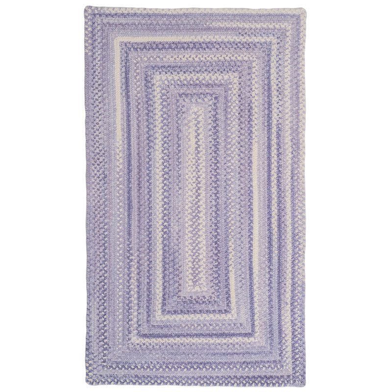Bambini Braided Chenille Rug - Periwinkle, 4' x 6'