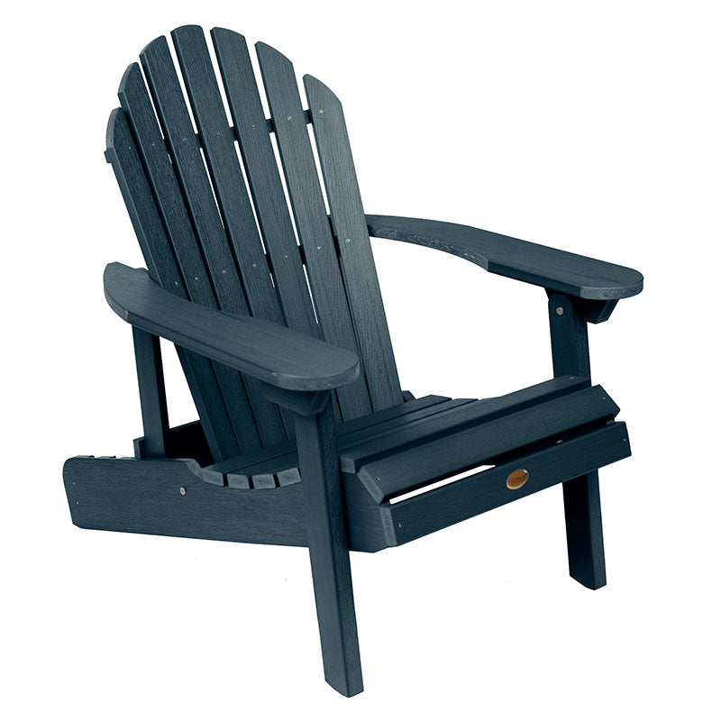 Folding and Reclining Adirondack Chair -  Navy