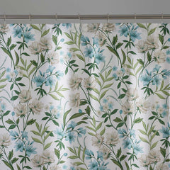 Gardenia Mist Premium Smooth Wrinkle-Free Sateen Shower Curtain - Cream Multi