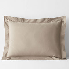 Classic Cool Cotton Percale Sham - Cocoa, Standard
