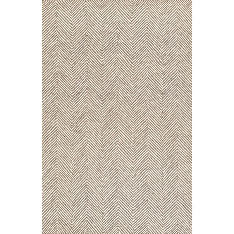 Herringbone Hand Tufted Wool Rug - Taupe, 3' 6" x 5' 6"