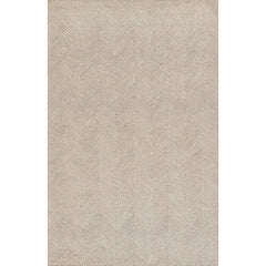 Herringbone Hand Tufted Wool Rug - Taupe, 3' 6" x 5' 6"