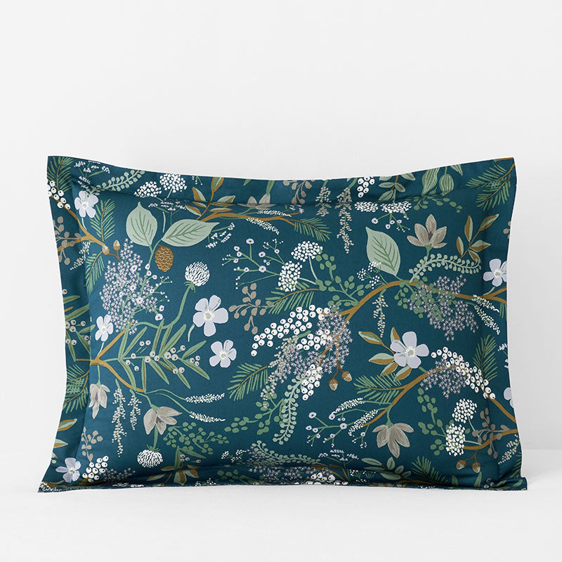 Juniper Forest Classic Smooth Sateen Sham - Navy, Standard