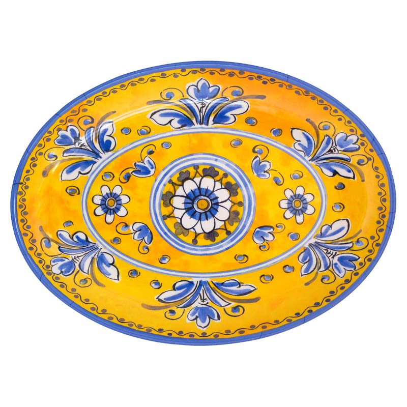 Benidorm Serving Platter - Yellow