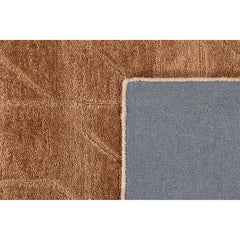 Relief Hand Tufted Wool Rug -  Rust, 8' x 10'