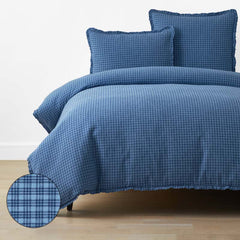 Classic Plaids Yarn-Dyed Cotton Duvet Cover - Katherine Plaid, Twin/Twin XL