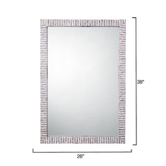 Mother-of-pearl Mosaic Rectangle Mirror 