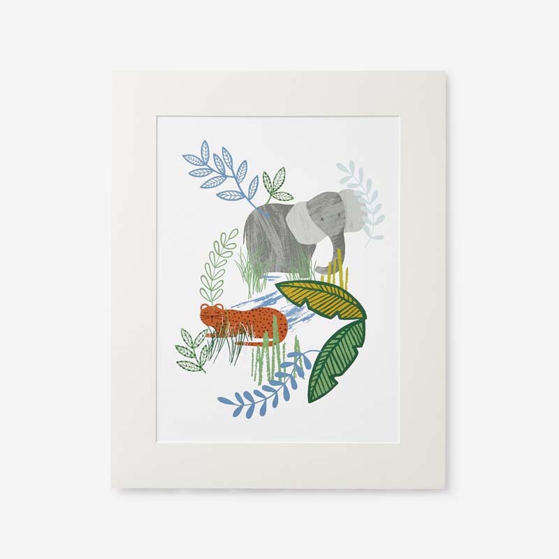 Jungle Wall Art - Green
