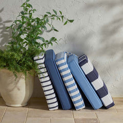 Replacement Boxed Edge Chair Cushion - Sapphire, 18 in. x 18 in.
