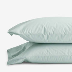 Classic Cool Cotton Percale Pillowcase Set - Sea Mist, King