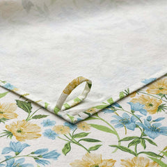 Garden Floral Cotton Tea Towels, Set of 2 - Gardenia Mist