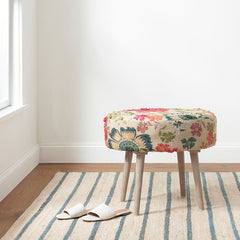 Moana Stripe Handwoven Jute Rug - Blue, 2' 6" x 8' Runner